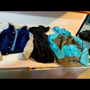 Three items gran jacket and two sweater